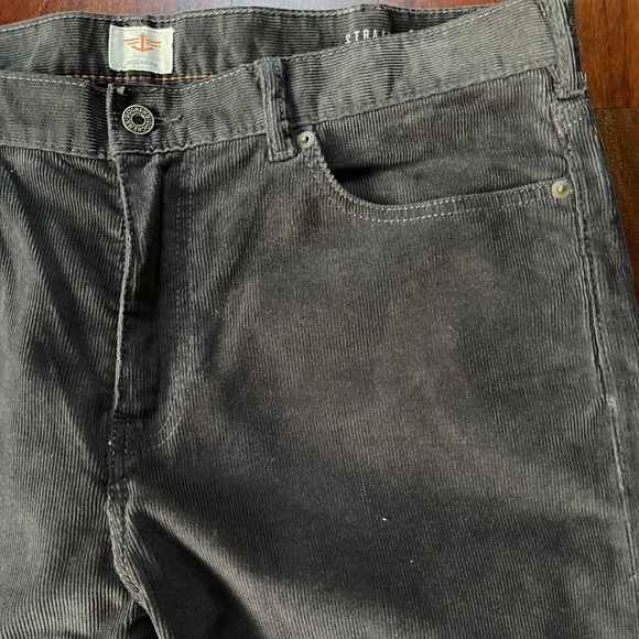 Dockers Men's Corduroy Plants Size 36x30 Dark Gray - Picture 6 of 9